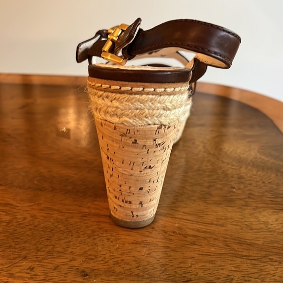 Prada cork wedge sandals size 36 1/2 - Picture 3 of 5